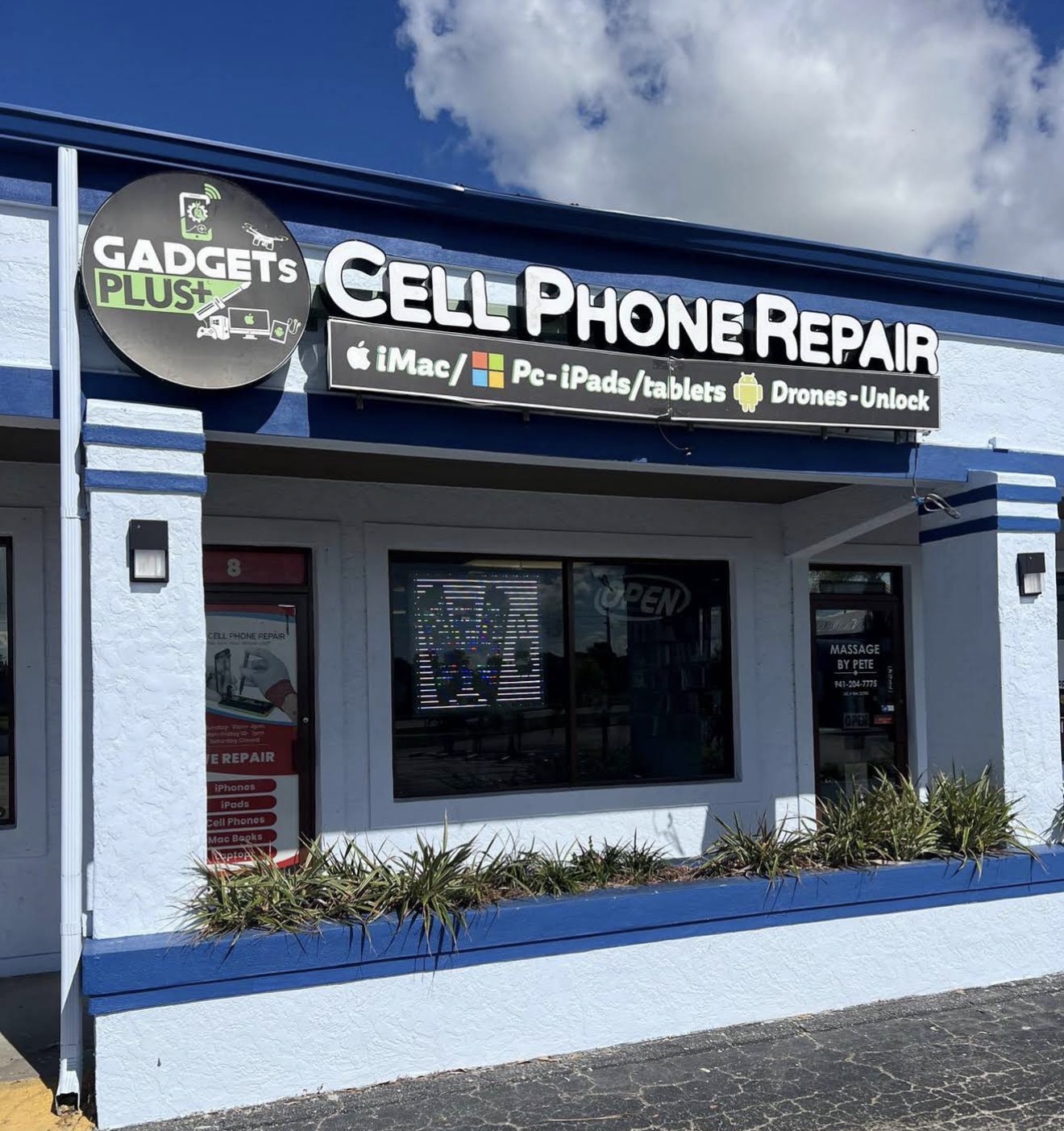 Gadgets Plus Repairs storefront in Port Charlotte, FL